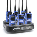 6 PACK - Choose Your Business Band Two Way Handheld Radio - RDH-16 - UHF Black