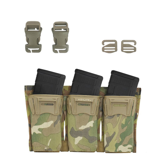 Agilite Pincer Placard | Triple Mag Pouch