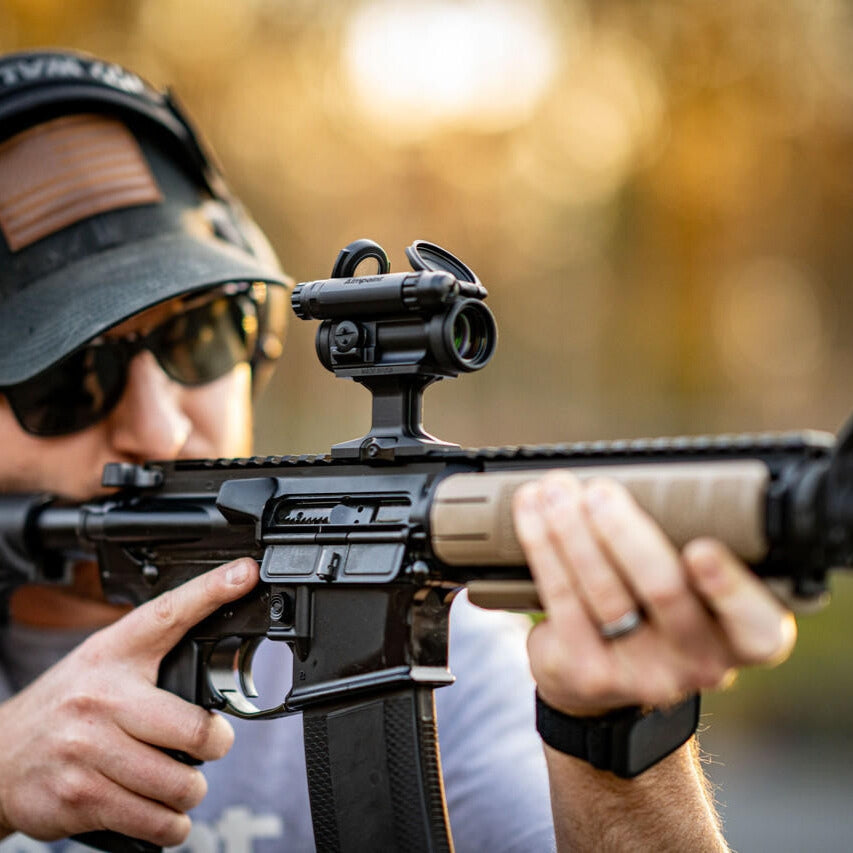 Aimpoint CompM5 | 2 MOA Red Dot Sight | 5-Year Battery Life & Night Vision Compatible
