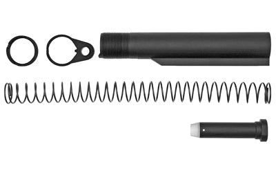 CMC Triggers Mil Spec Buffer Tube Kit |  Black |  6 Position Tube |  Spring |  Buffer |  Locking Ring & Nut |  AR-15