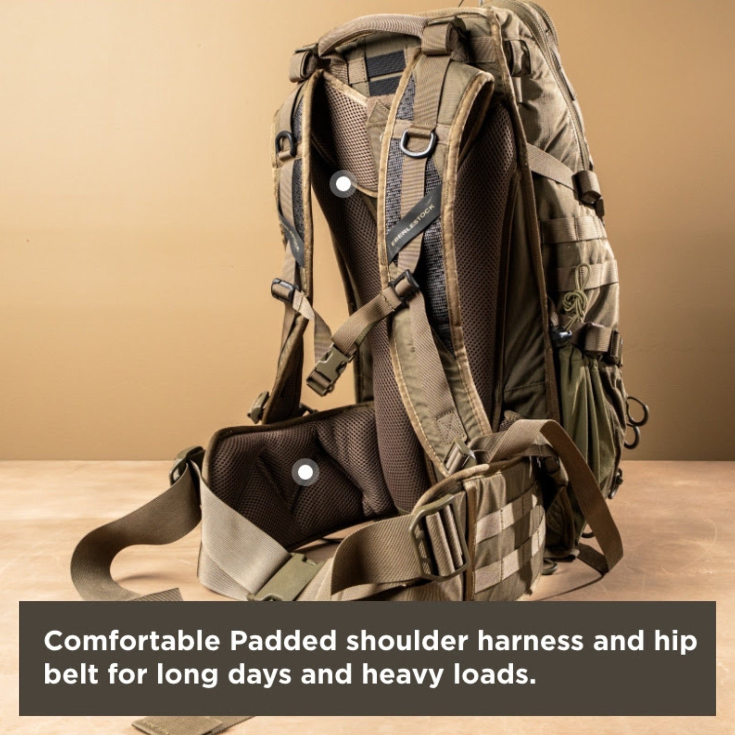 Eberlestock HiSpeed II | Lightweight and Ergonomic Backpack | 3-Day High-Mobility Pack