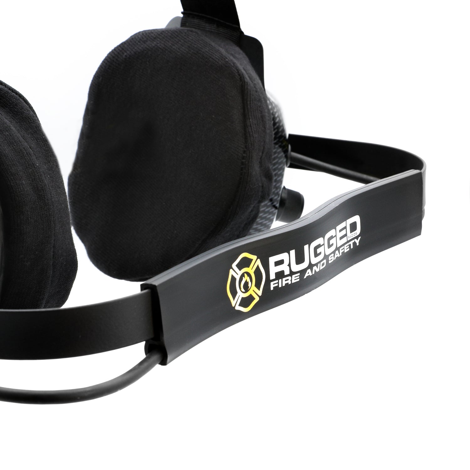 FHS Behind-The-Head Fire Safety Industrial Headset - With Mic On/Off Button / No Cable