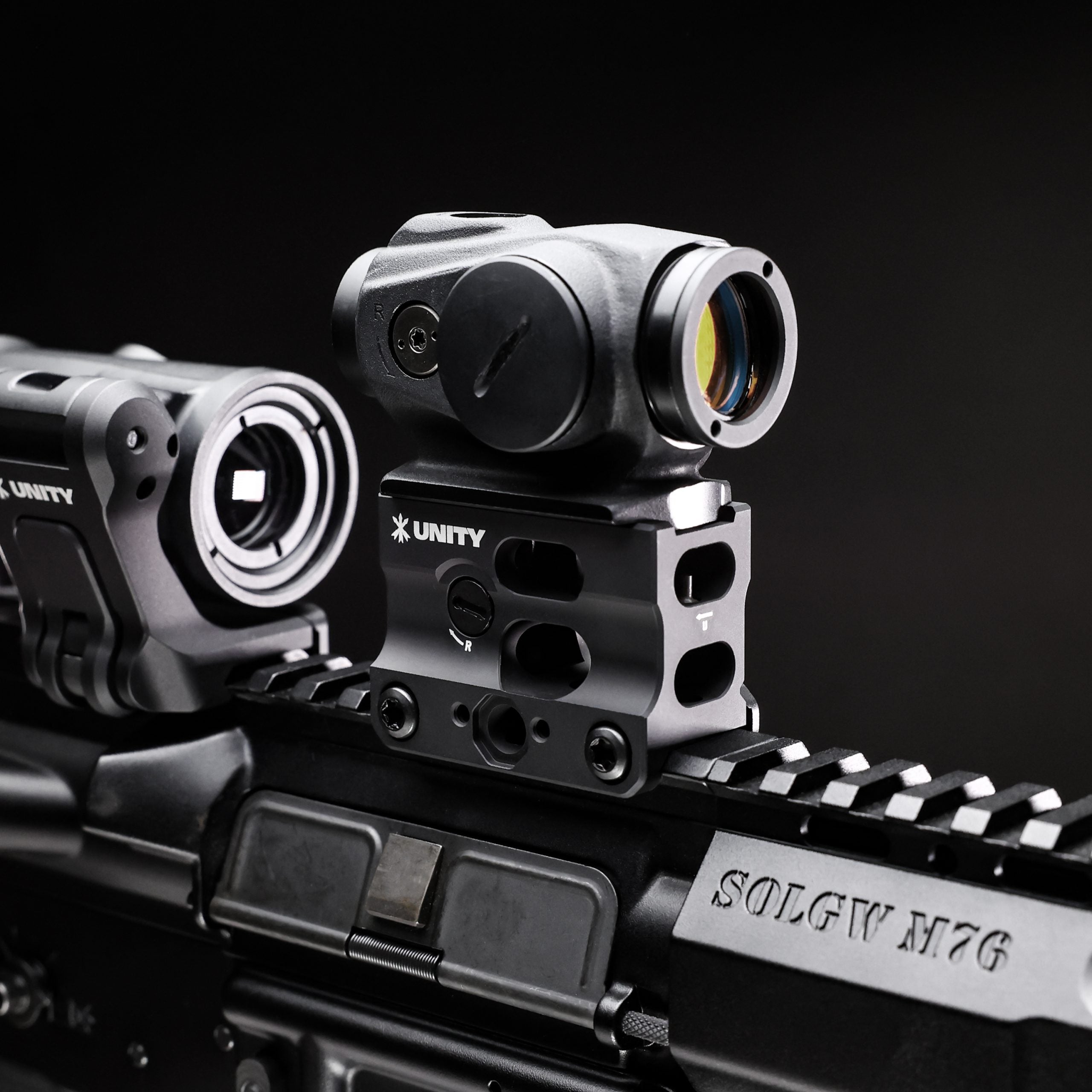 UNITY Tactical FAST Micro-SB | 2.26" Height Mount w/ Integrated BUIS & Standard Clamp