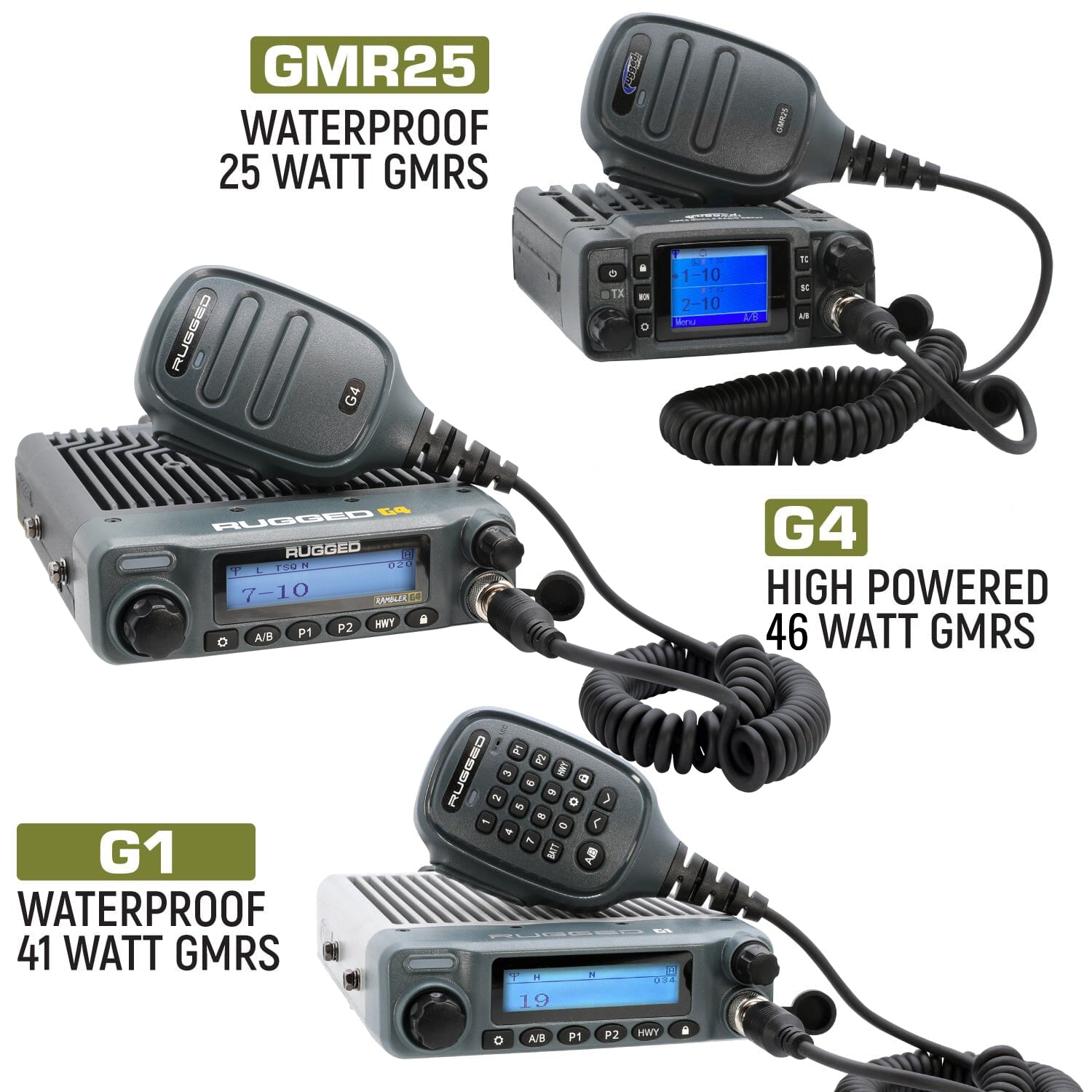 Toyota Tundra Two-Way GMRS Mobile Radio Kit - GMR25 Waterproof