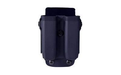 High Speed Gear Uniform Line |  Twin Mag Pouch |  Size 1 |  Black |  Fits MOLLE or Belt |  Kydex |  Universal Clip Mount
