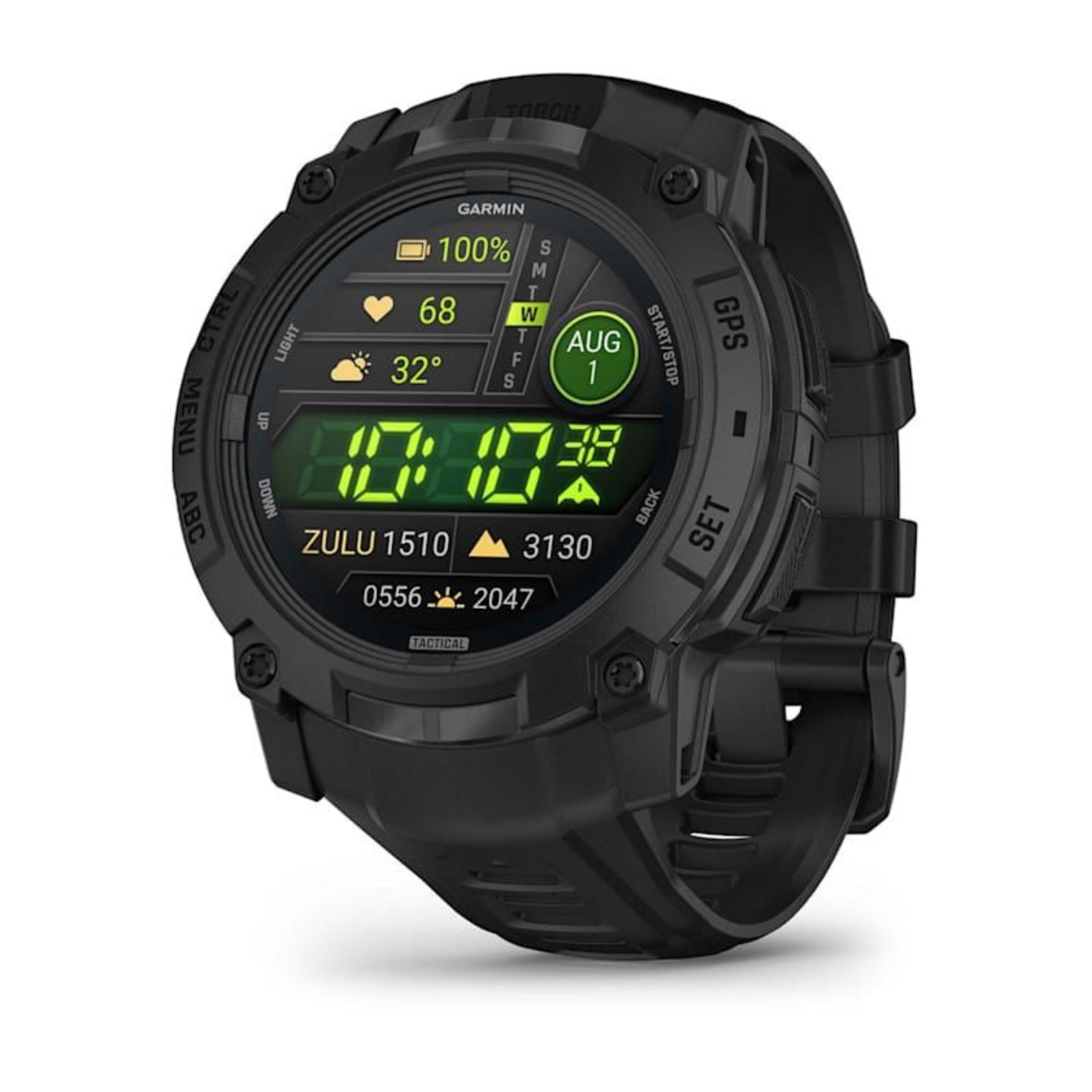 Garmin Instinct 3 Tactical | Tough Smartwatch w/ Solar Charging & 10 ATM Waterproof