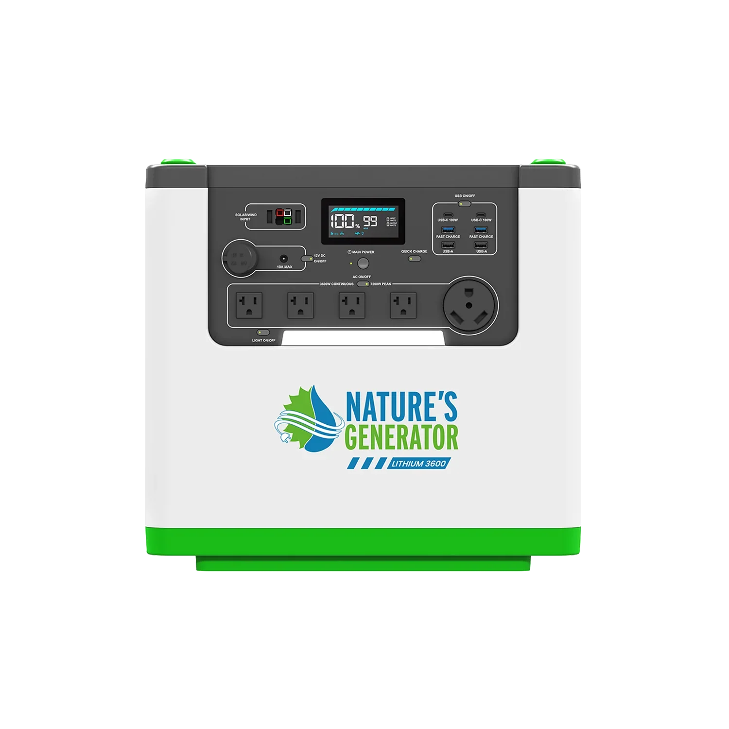 Nature's Generator Lithium 3600 Power Station