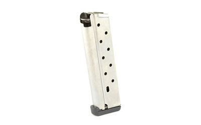 CMC Products Magazine |  38 Super |  10 Rounds |  Fits 1911 |  Includes Polymer Base Pad |  Stainless