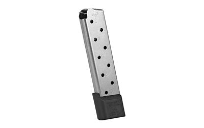 CMC Products Magazine |  Railed Power Mag |  45 ACP |  10 Rounds |  Fits 1911 |  Stainless