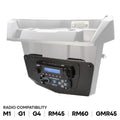 Can-Am Commander and Maverick - Glove Box Multi-Mount Kit for Rugged UTV Radios and Intercoms - Motorola CM300D and Motorola/Vertex VX2200