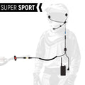 SUPER SPORT Complete Motorcycle Communication Kit with Lightweight SPORT Cables - Without Radio