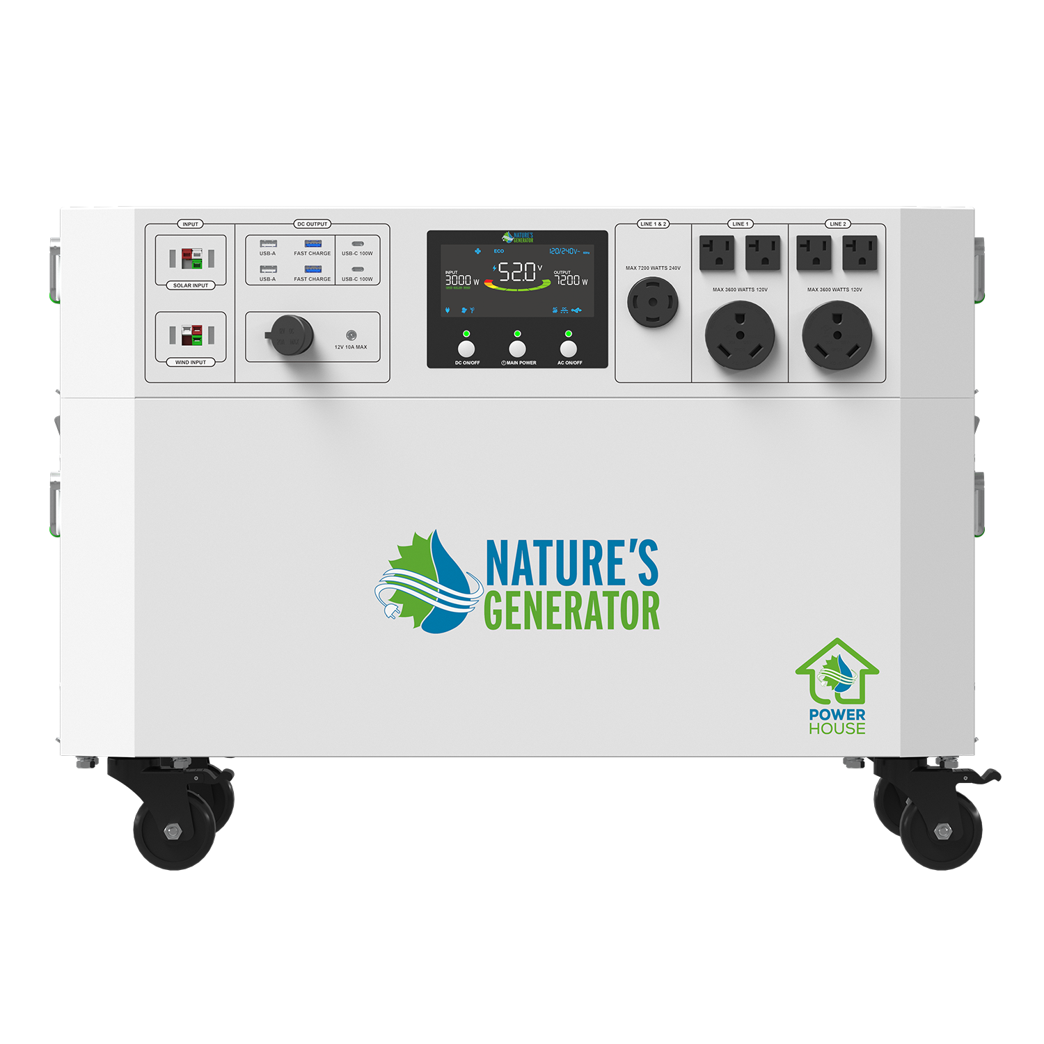 Powerhouse Gen 2 Solar and Wind Generator