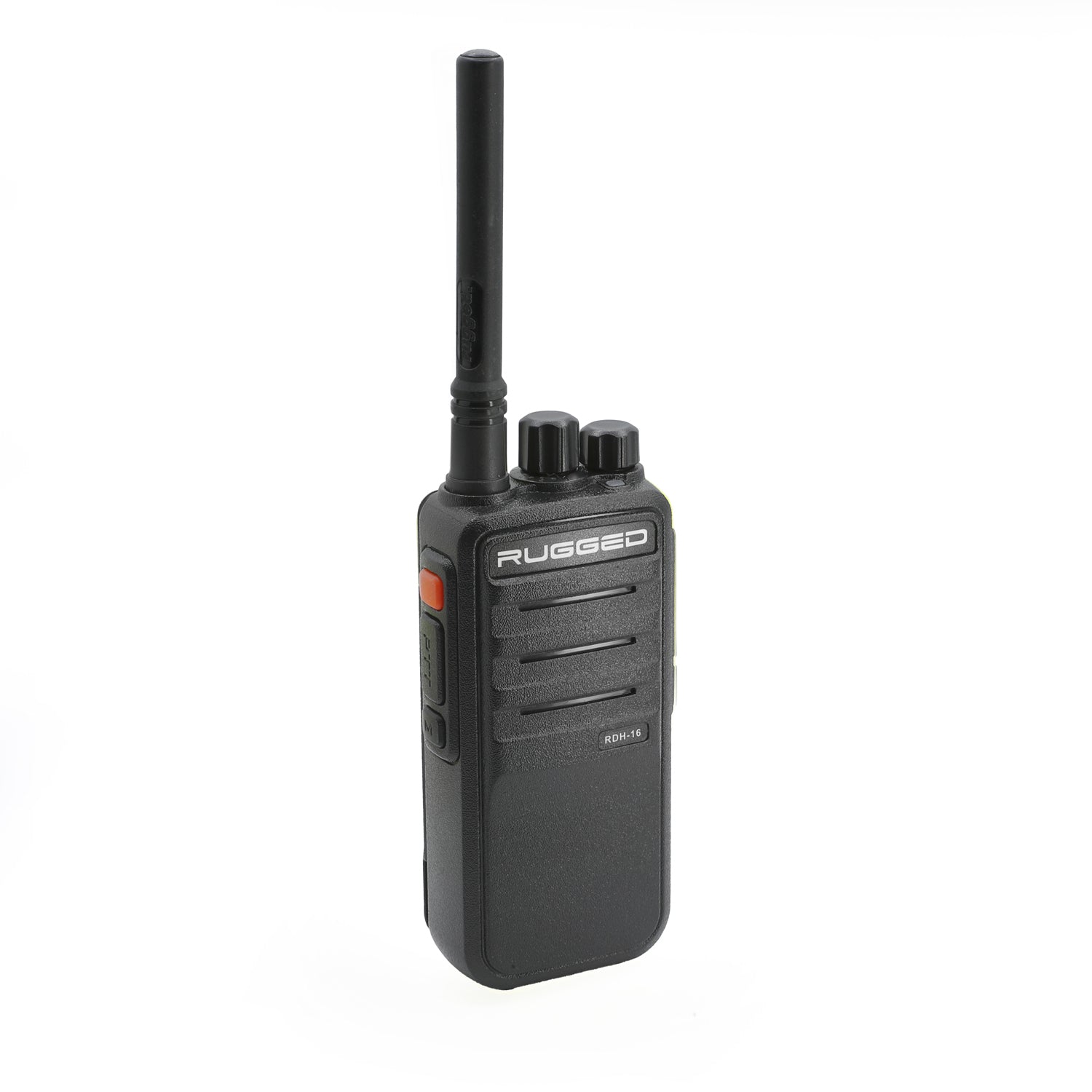 Rugged RDH16 - Business Band Two Way Handheld Radio - Digital and Analog - UHF / Black
