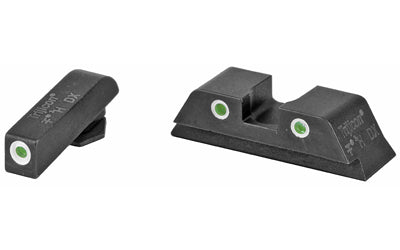 Trijicon Tritium Night Sight |  Fits Glock 17/19/26/27/33/34  Green/Green |  3 Dot