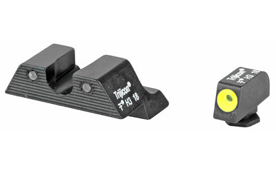 Trijicon HD Tritium Sight |  Fits Colt 1911 |  Orange Outline |  Novak Low Mount Dovetail Cut