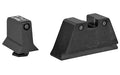 Trijicon Suppressor/Optic Height Sights |  Fits GLOCK 17/17L/19/22/23/24/25/26/27/28/31/32/33/34/35/37/38/39 |  Black Front/Black Rear with Green Lamps