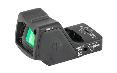 Trijicon RMR HD |  Reflex Sight |  55 MOA Segmented Ring w/1 MOA Dot |  Matte Finish |  Black |  Forward Facing Light Sensor