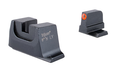 Trijicon Suppressor/Optic Height |  Night Sights |  Orange Front with Metal Rear & Green Lamps |  Fits Smith & Wesson M&P C.O.R.E./M&P M2.0