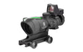Trijicon ACOG |  4X32mm |  Dual Illuminated Green Chevron .223 Reticle |  TA51 Mount |  3.25 MOA RMR Type 2 |  Matte Black Finish