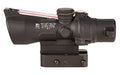 Trijicon ACOG |  3X24mm |  Dual Illuminated Red Horseshoe/Dot 223/55 Grain |  Includes Q-LOC Mount |  Matte Finish |  Black