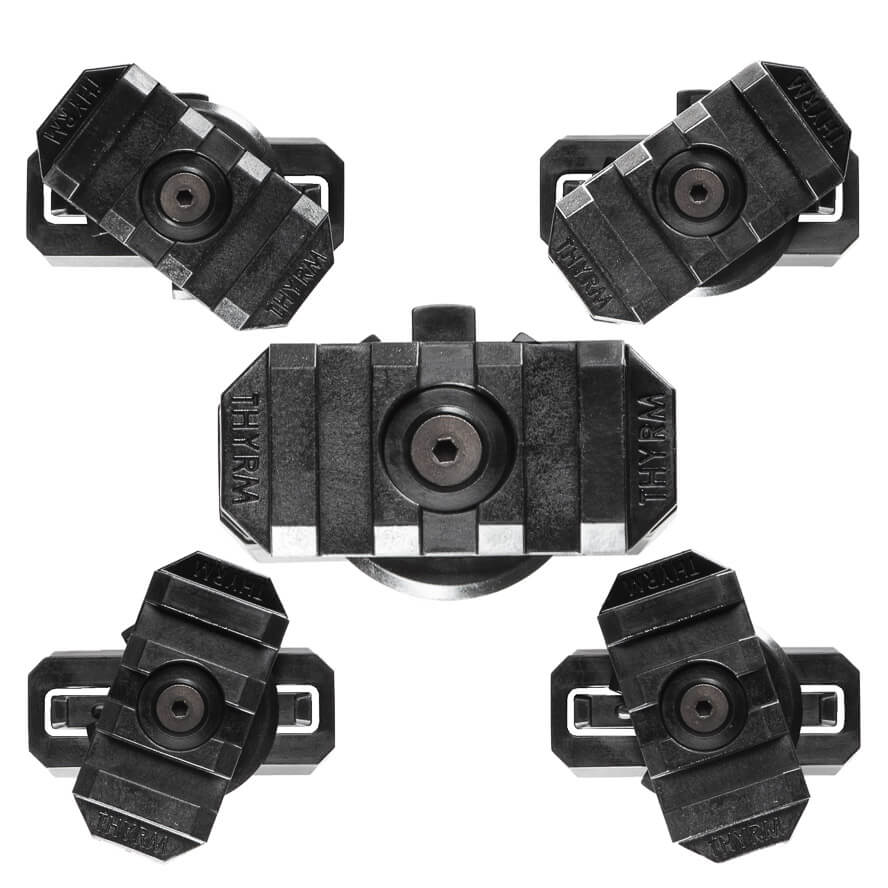 Thyrm VariArc | 360 Degree Helmet Light Mount with Integrated Picatinny Rail