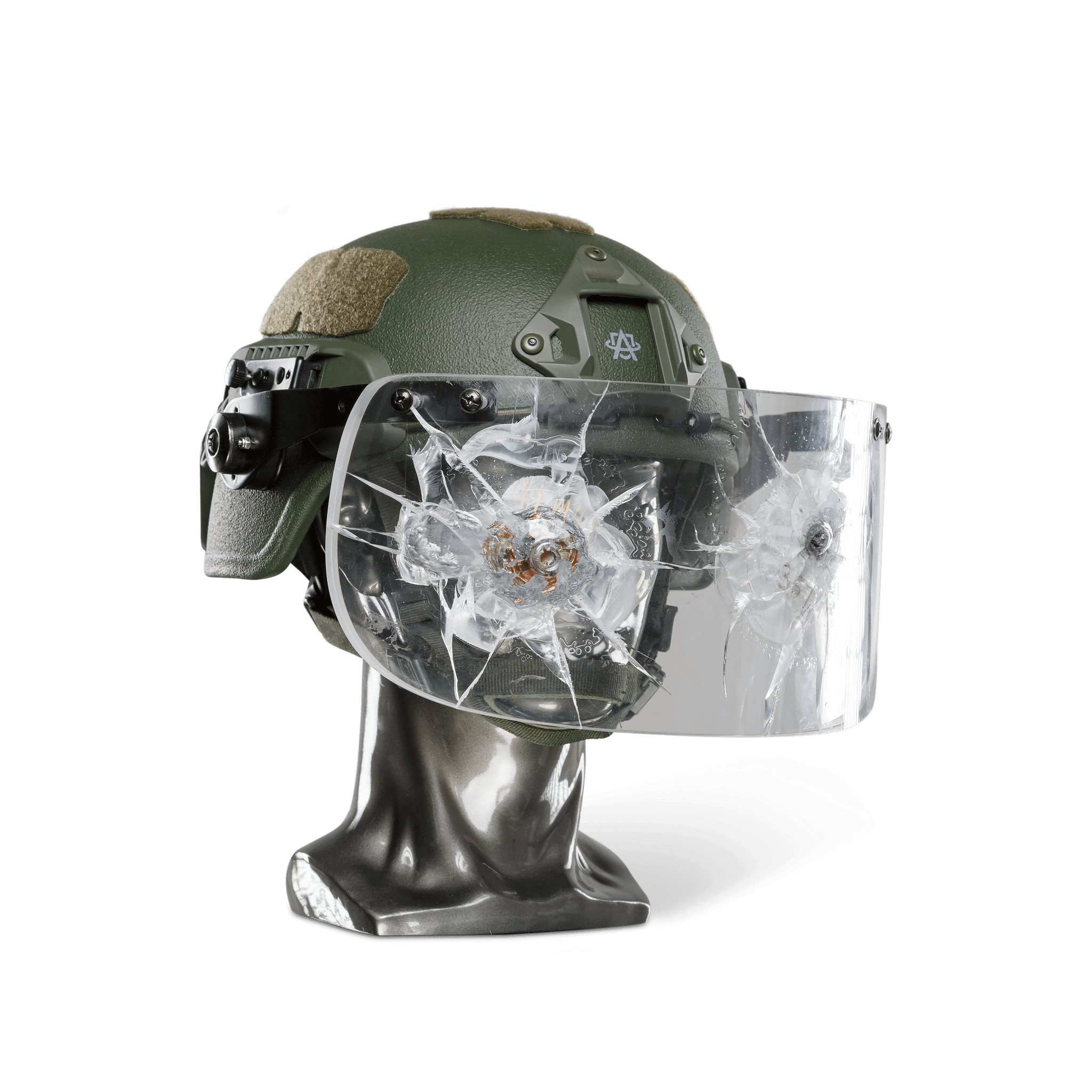 Ballistic Helmet with Face Shield | NIJ Level IIIA+