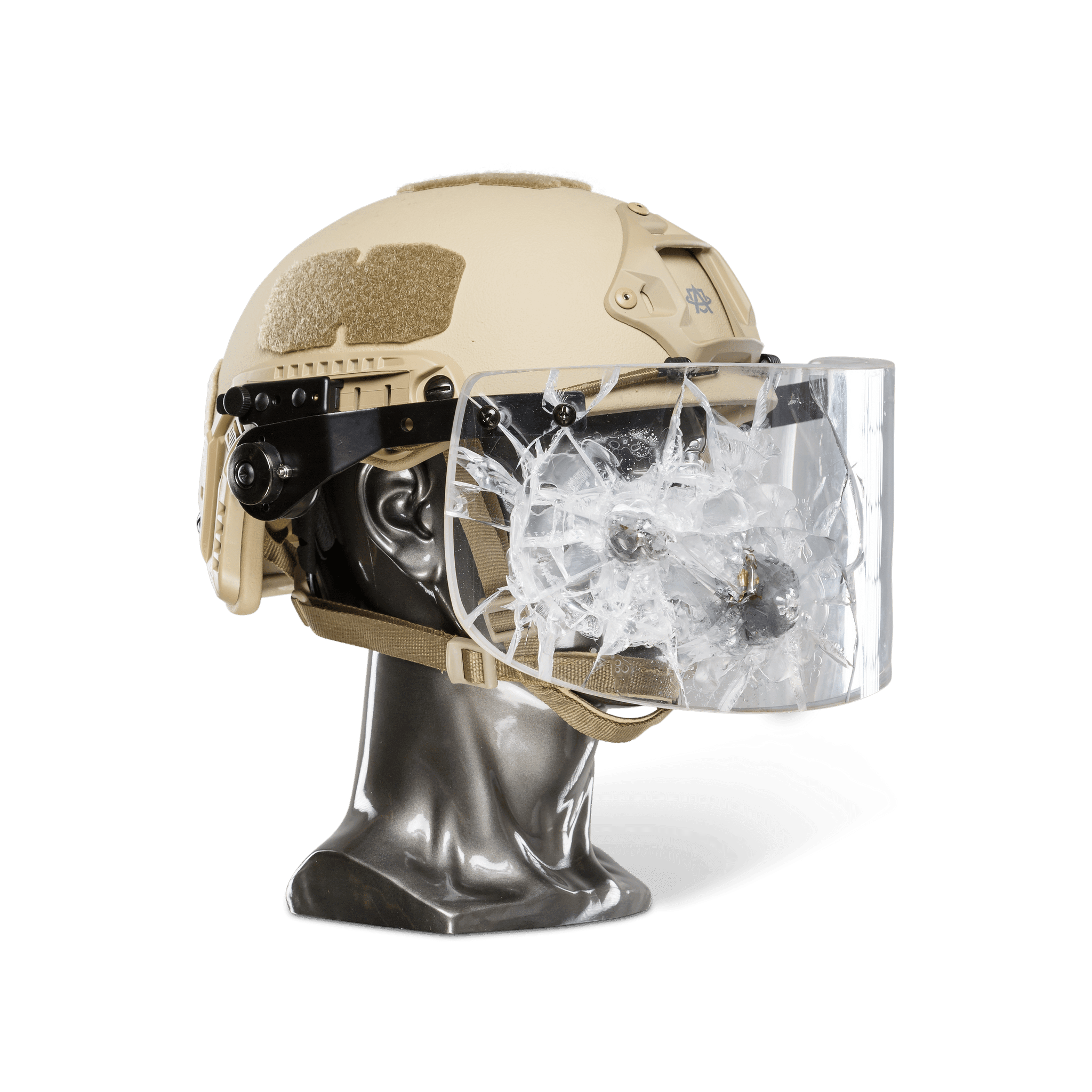 Ballistic Helmet with Face Shield | NIJ Level IIIA+
