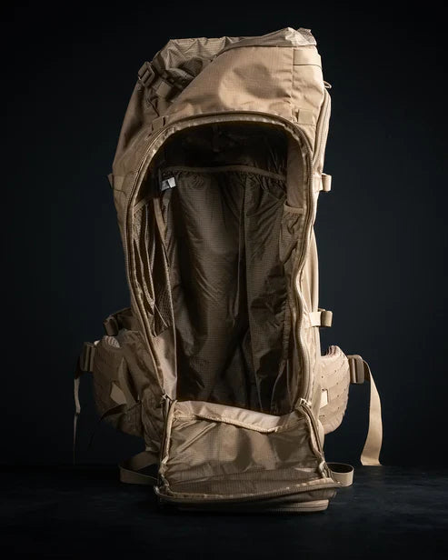 Eberlestock Brute 6500 Pack | 105L Capacity for 10-Day Missions | Pain-Free Heavy Carry System