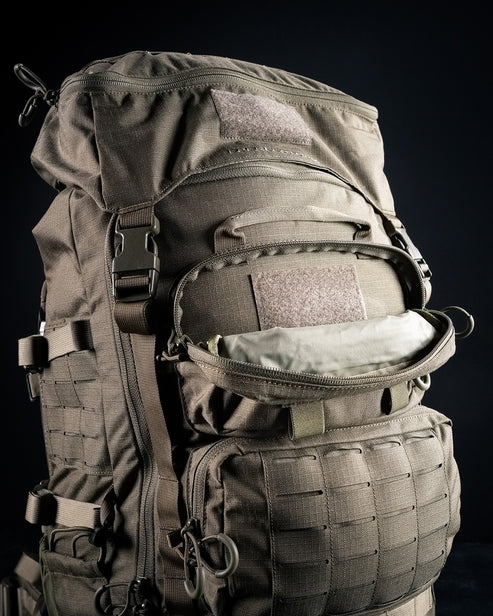 Eberlestock Mission Ruck Pack | Massive 80L Capacity & Radio-Ready Cable Routing | Full Modularity for Custom Gear Attachments