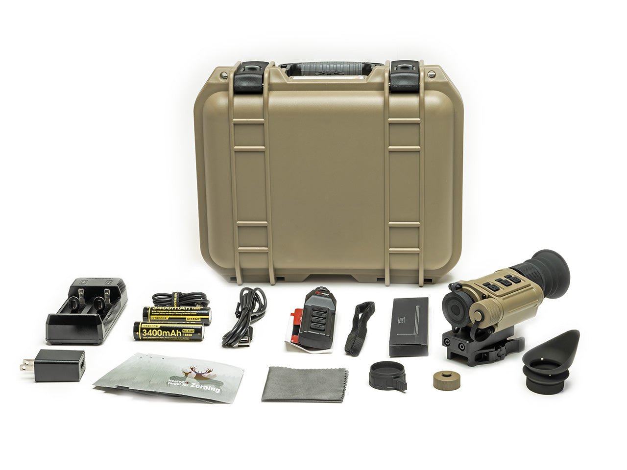 iRay RH25 V2 | 4-in-1 Multipurpose Thermal with 1,375 Yard Improved Detection | HD Clarity