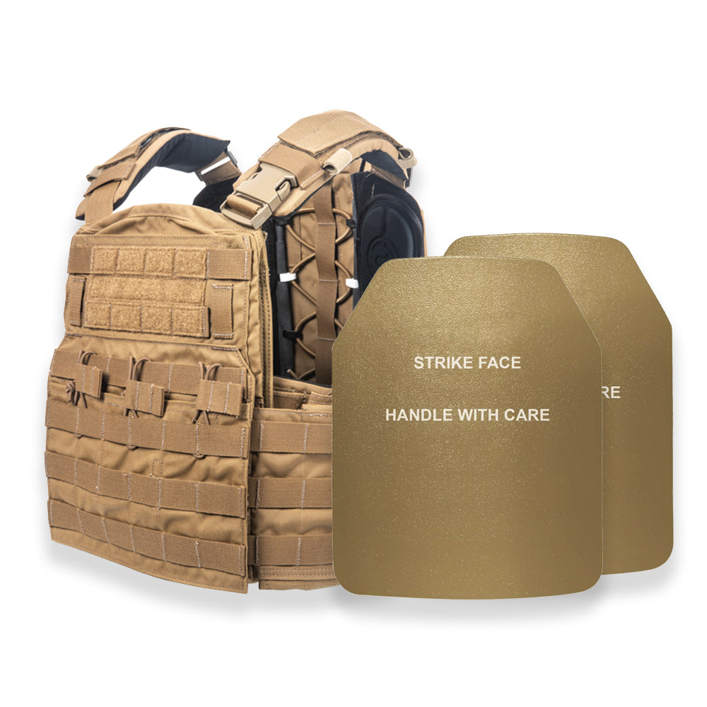 Crye CPC | Cage Plate Carrier w/ Doffing System, Mag, Radio & Admin Pouches (Like-New)