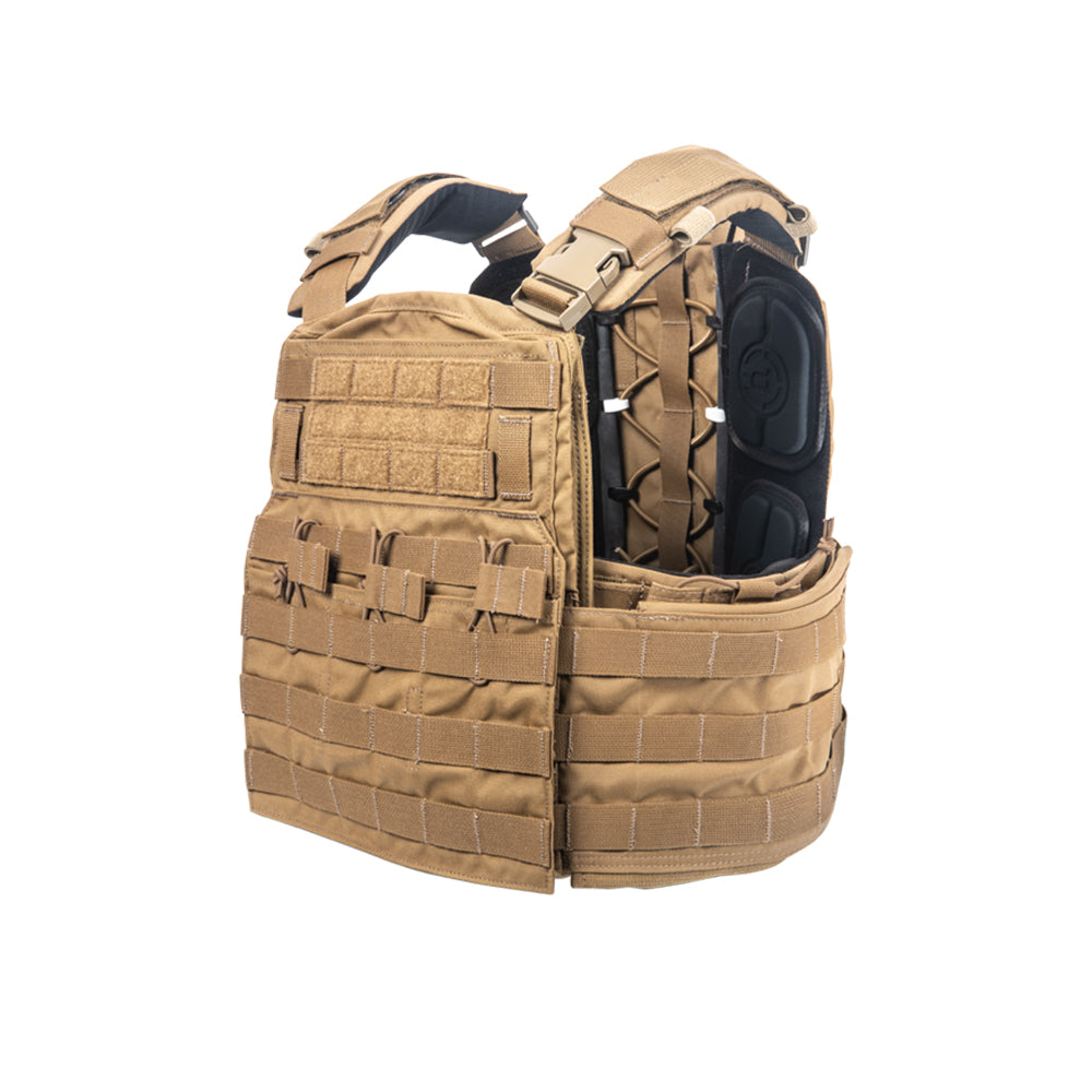 Crye CPC | Cage Plate Carrier w/ Doffing System, Mag, Radio & Admin Pouches (Like-New)