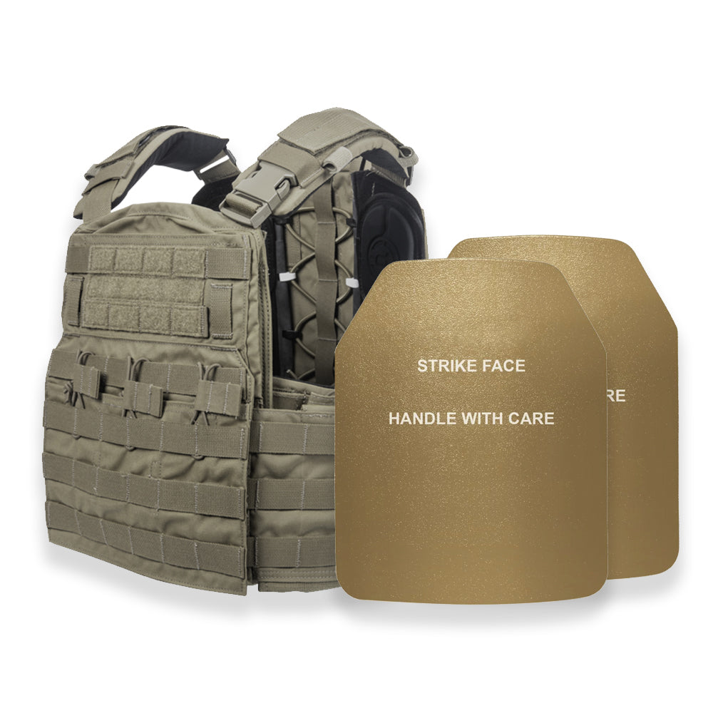 Crye CPC | Cage Plate Carrier w/ Doffing System, Mag, Radio & Admin Pouches (Like-New)