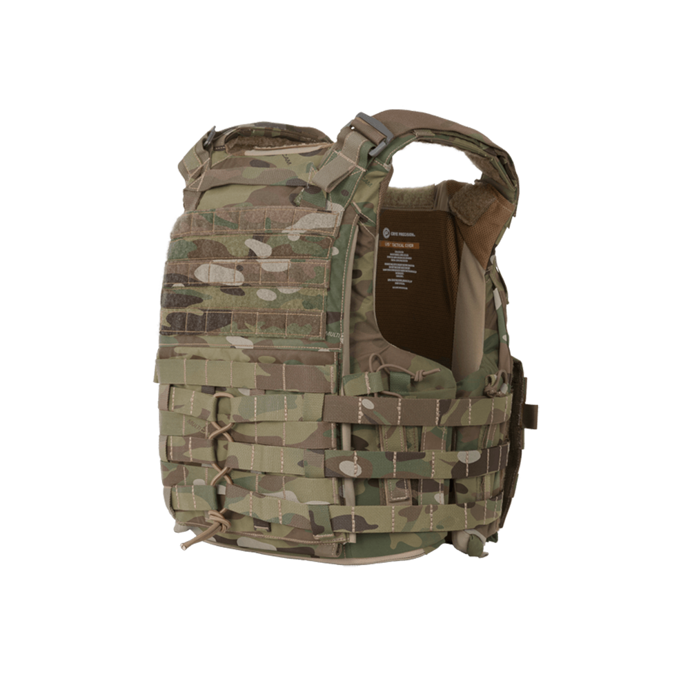 Crye LVS Tactical Cover | SKELETAL Cummerbund w/ Mag/Radio Pouches (Like-New)