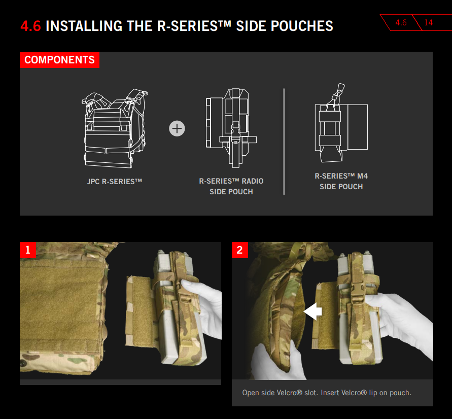 Crye Precision R-Series M4 Side Pouch | Ambidextrous & Fits 1 M4 Mag (Like-New)
