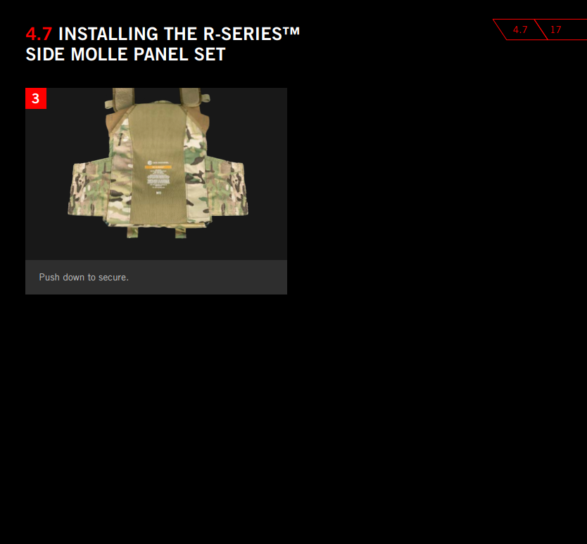 Crye Precision R-Series Side Molle Panel Set | Made in USA (Like-New)