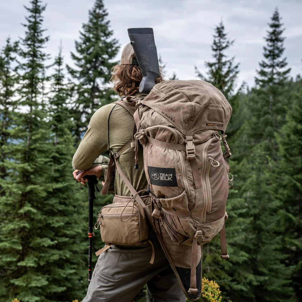 Eberlestock Team Elk Pack | Lightweight Hunting Pack w/ Rifle Scabbard