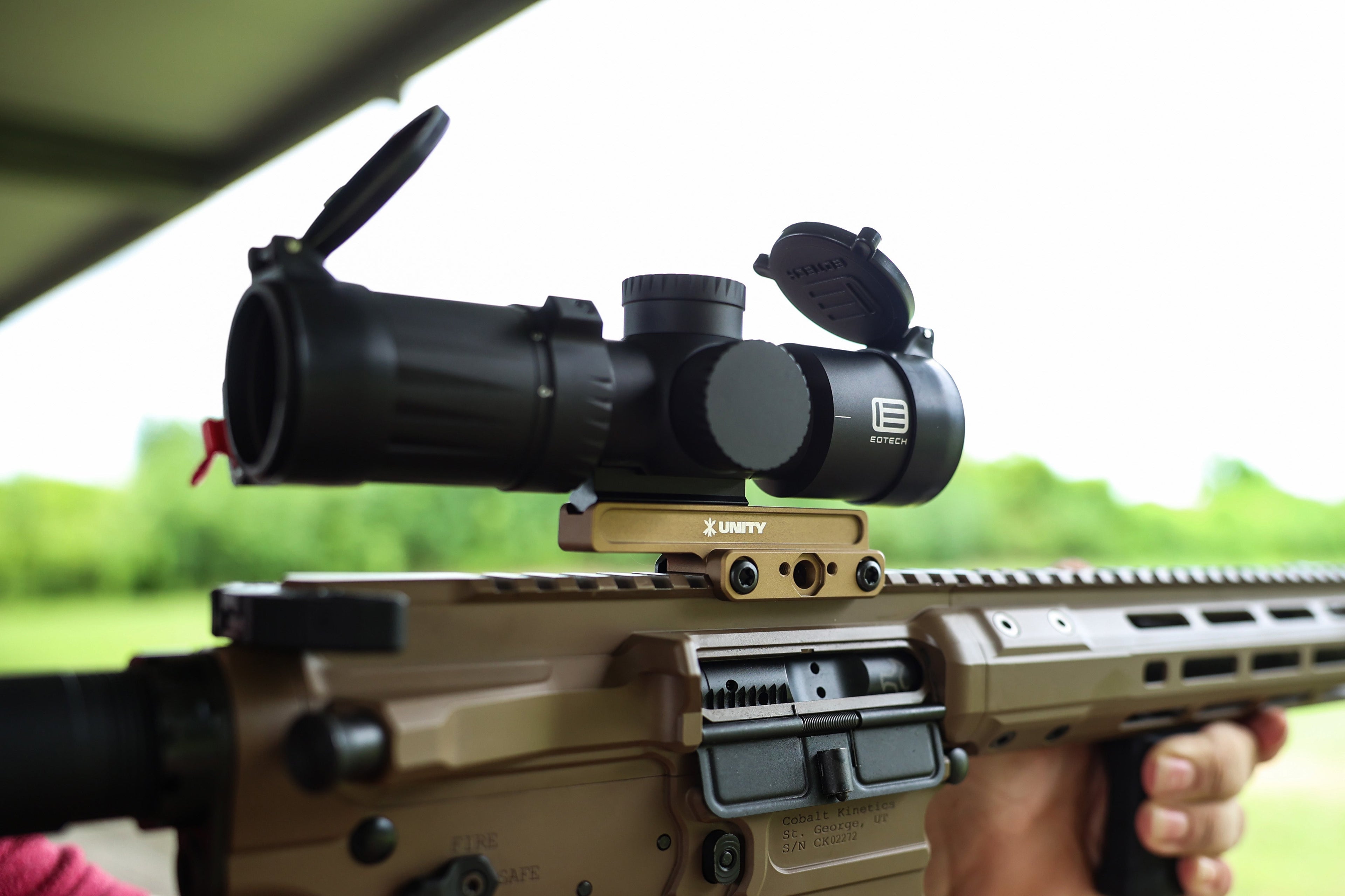 Unity Tactical FAST Kickr | Lightweight Heads-Up Mount for Vudu & VCOG Scopes | Made in USA