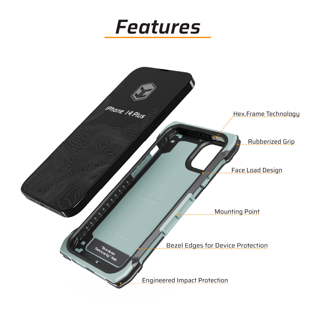 iPhone 14+ (Plus) ENDVR Phone Case | Made in USA