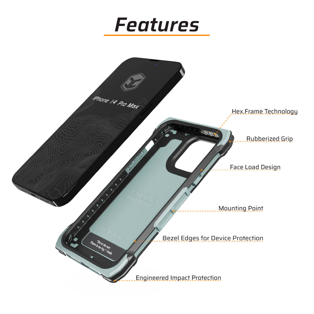 Juggernaut Case iPhone 14 Pro Max ENDVR Phone Case | Made in USA