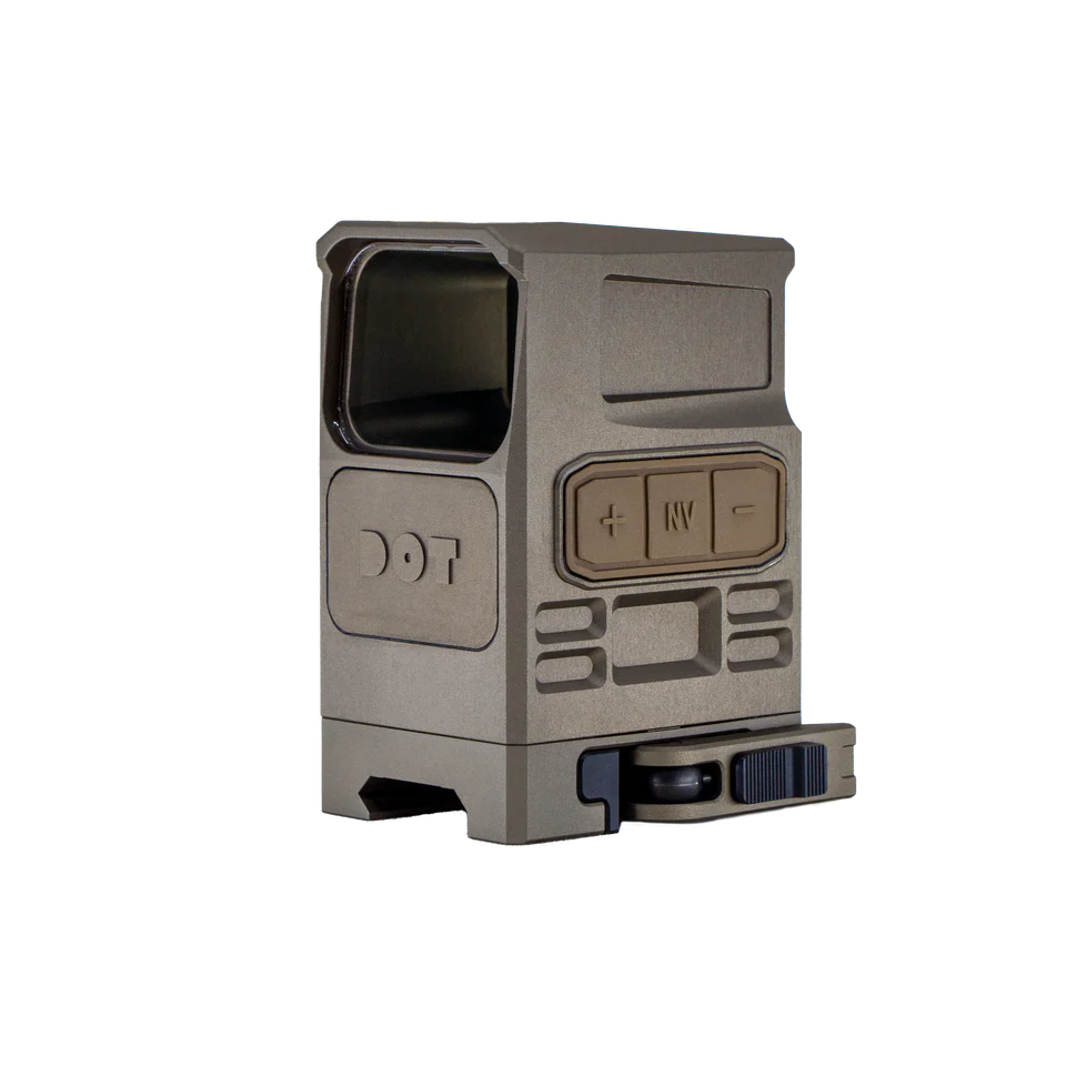 DOT EHS-1 | Holographic Sight 1 MOA / 65 MOA Reticle & Included 2.26" High Mount | Night Vision Ready & QD lever