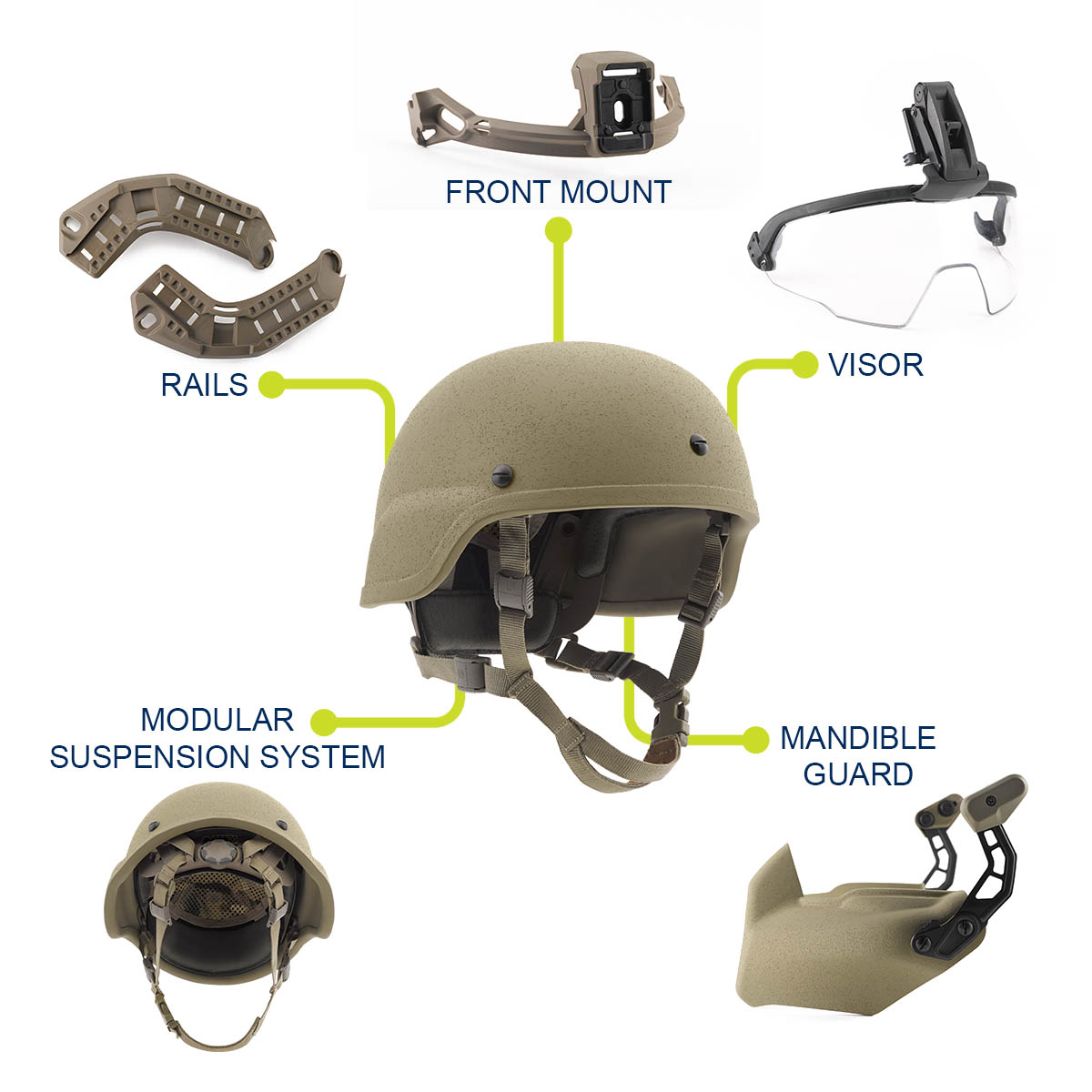 Galvion Viper Standard Visor | Clear Lens