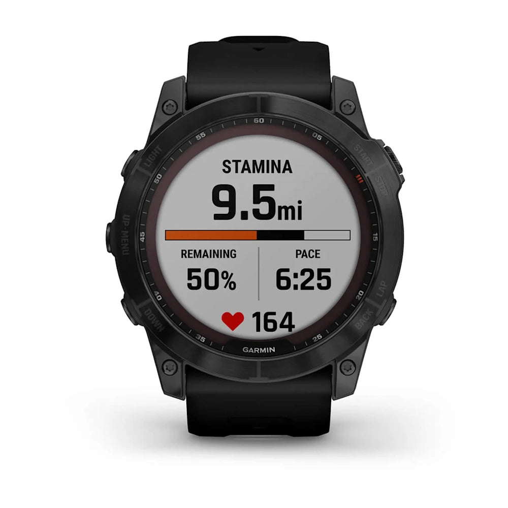 Garmin Fenix 7X Sapphire Solar | GPS Smartwatch w/ Flashlight