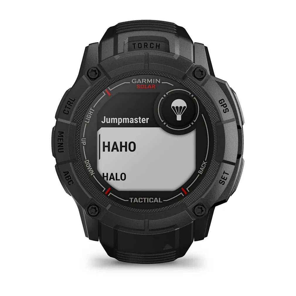 Garmin Instinct 2X Solar Tactical | Ballistic Calculator & NVG Compatible