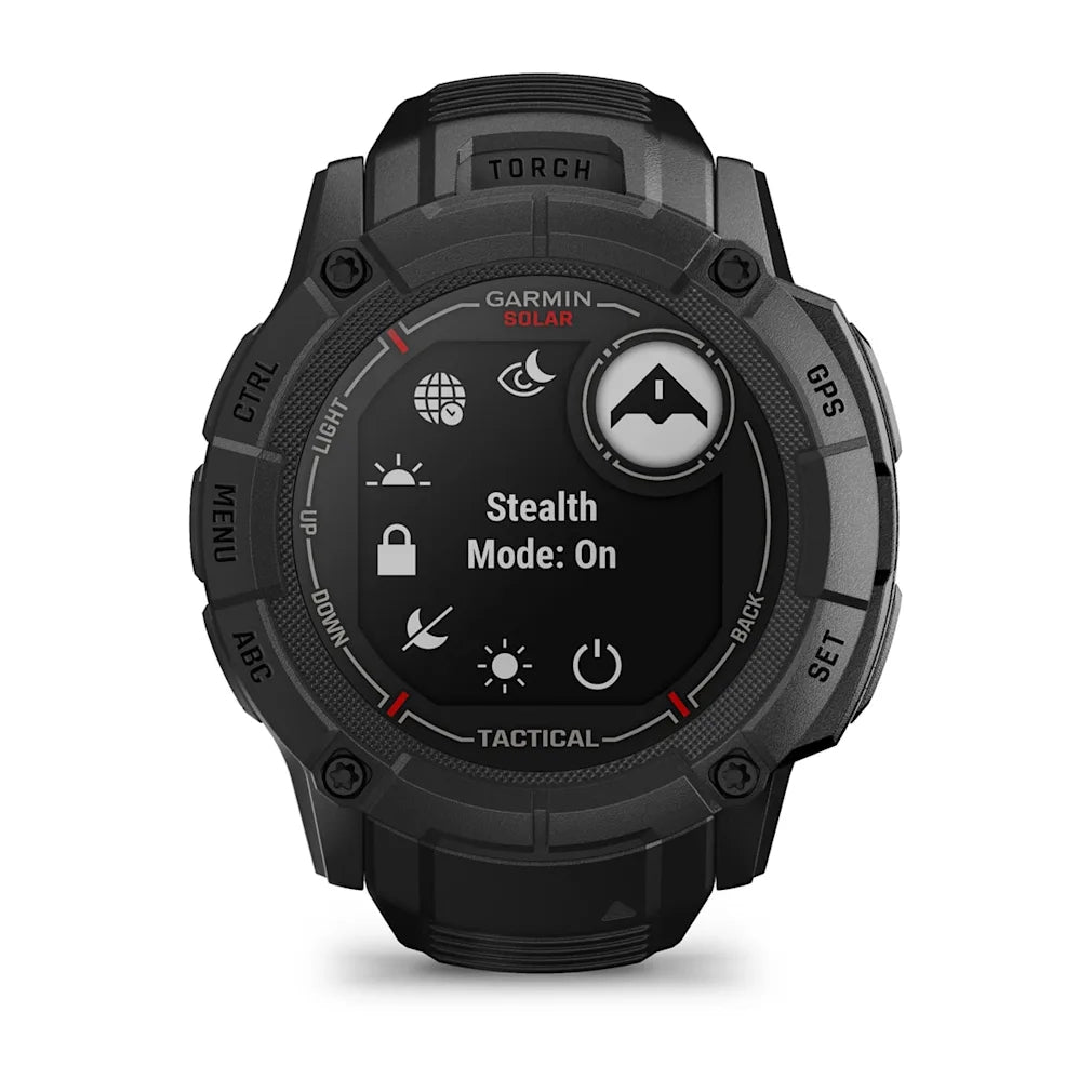 Garmin Instinct 2X Solar Tactical | Ballistic Calculator & NVG Compatible
