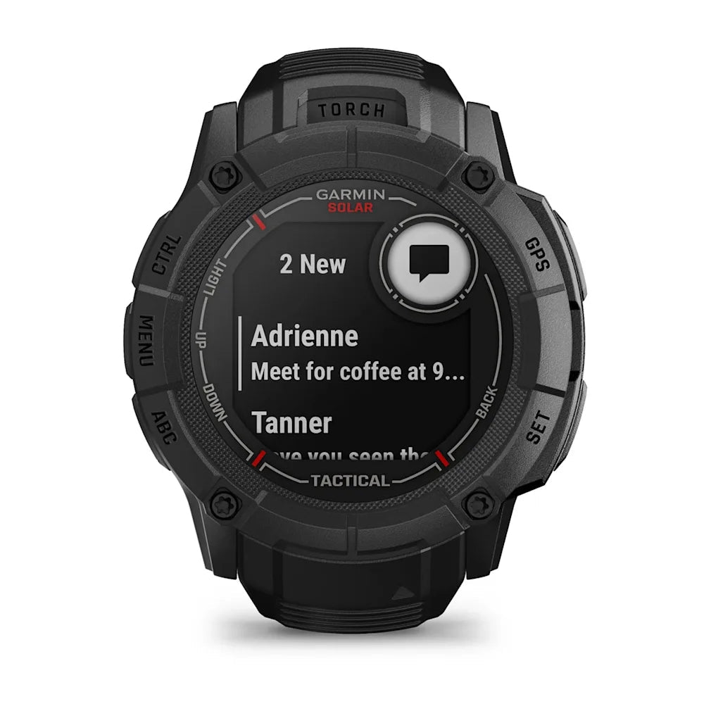 Garmin Instinct 2X Solar Tactical | Ballistic Calculator & NVG Compatible