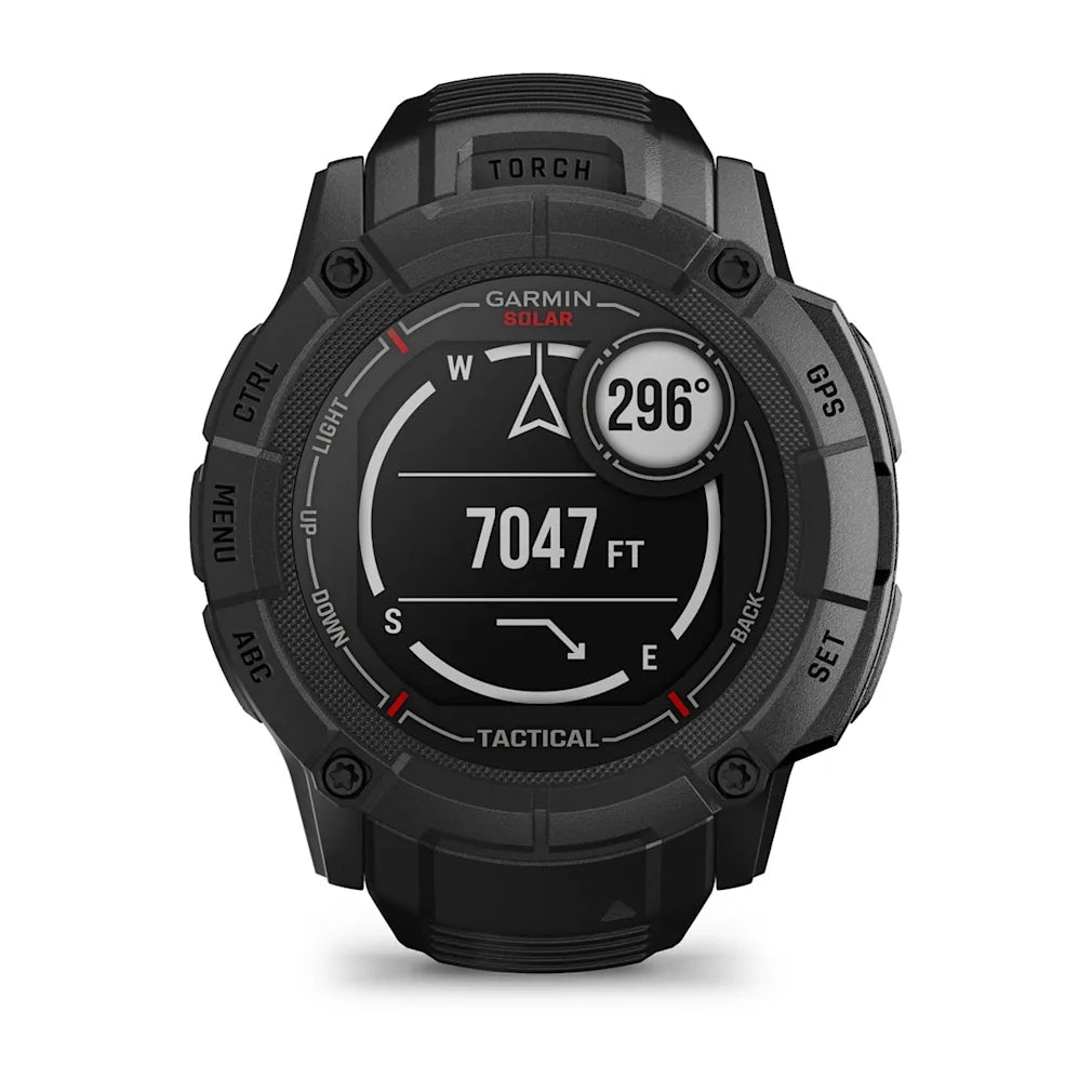 Garmin Instinct 2X Solar Tactical | Ballistic Calculator & NVG Compatible