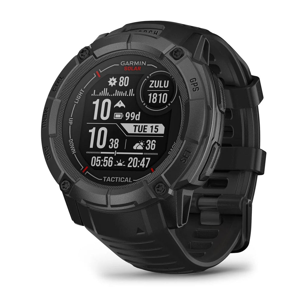 Garmin Instinct 2X Solar Tactical | Ballistic Calculator & NVG Compatible