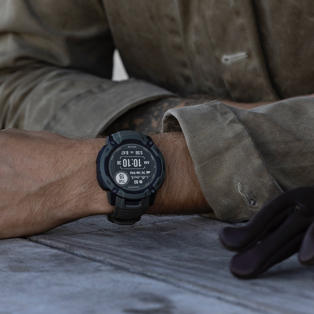 Garmin Instinct 2X Solar Tactical | Ballistic Calculator & NVG Compatible