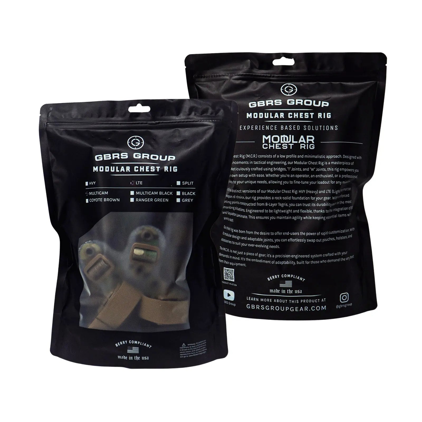 GBRS Group Modular Chest Rig Kit | Made in USA